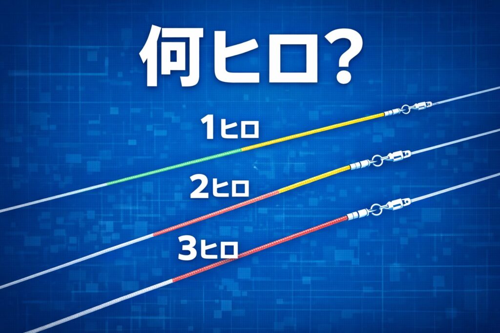 リーダーの長さはどれくらい?フィールド別目安ツール【ヒロ換算】 | Enoughfishing